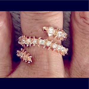 Kendra Scott Rose Gold Crystal Ring